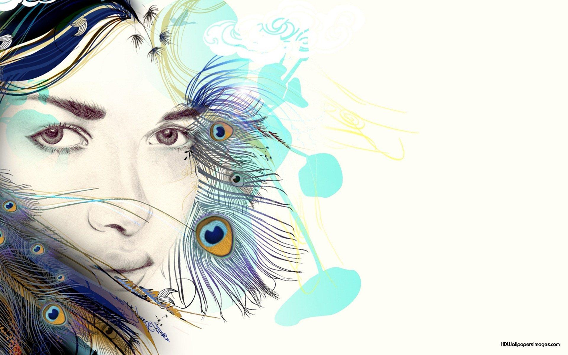 1920x1200 Vector Art Girl Image Graphic Image HD