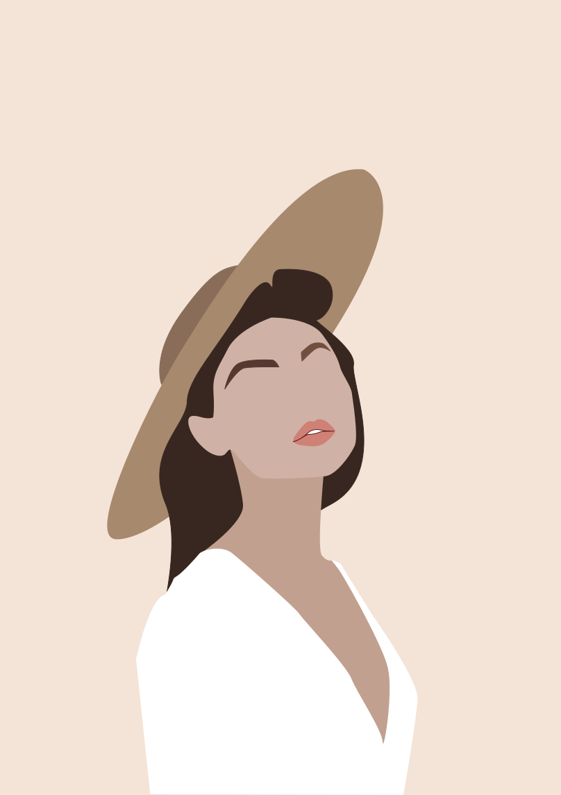 808x1143 vector illustration 〰️ ig:. Illustration art girl, Line art drawings, Illustration art
