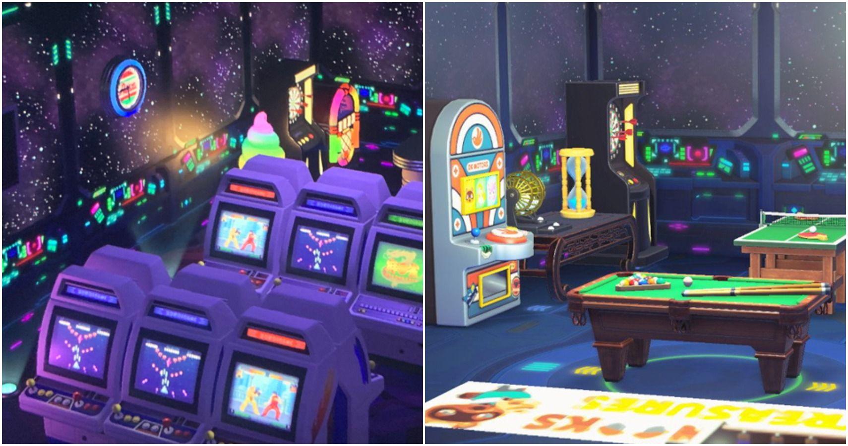 1710x900 Animal Crossing: 10 Amazing Arcade Rooms