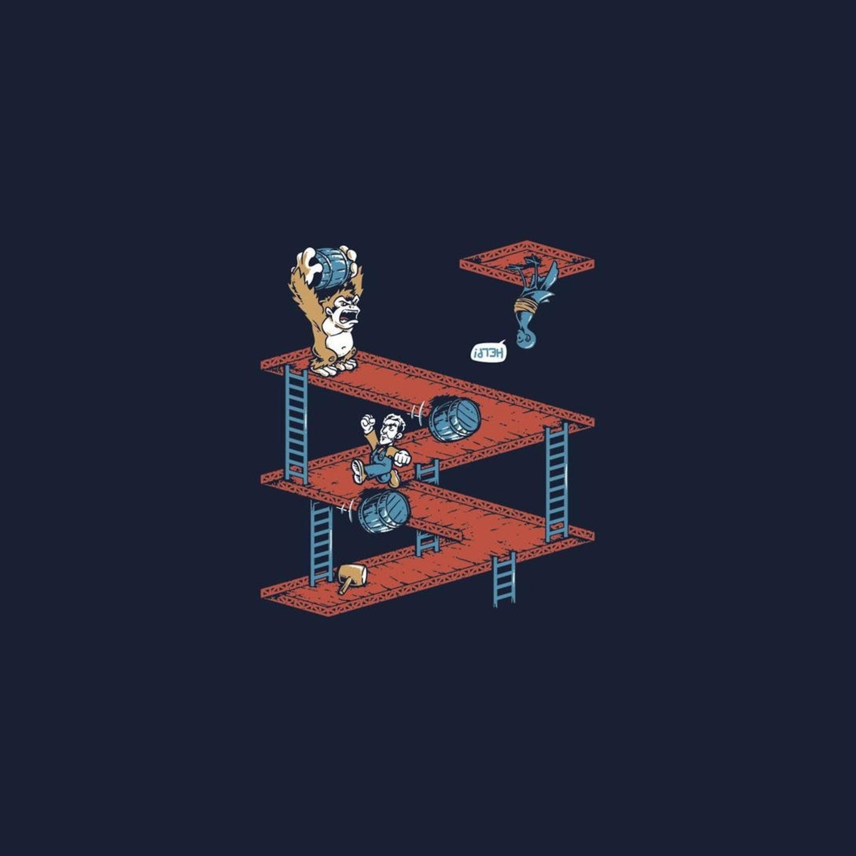 2932x2932 Donkey Kong Game Minimalism iPad Pro Retina Display HD 4k Wallpaper, Image, Background, Photo and Picture