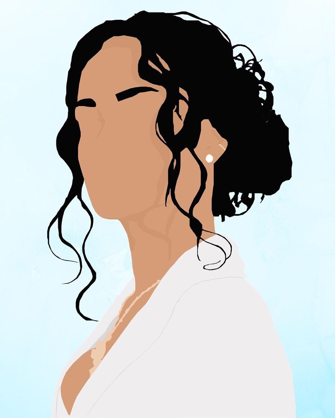 1080x1349 Rihanna. Illustration art, Illustration art girl, Line art drawings