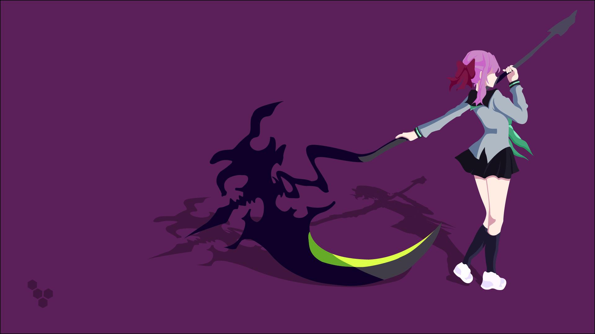 1920x1080 Anime Girl Vector Art HD Wallpaper