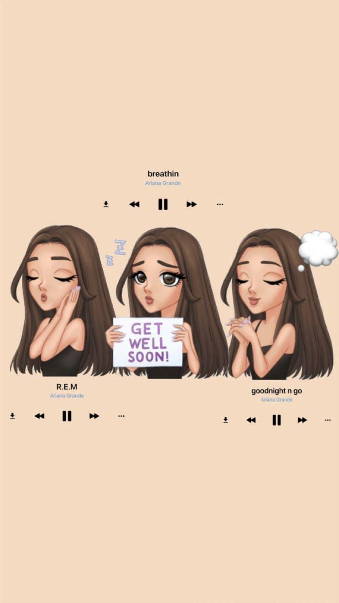 1080x1920 Ariana Grande Sketches Pics Full HD Wallpaper. Photo