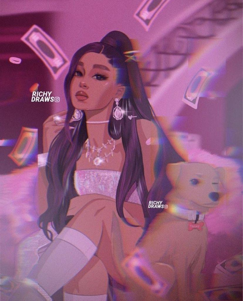 828x1024 ᴀʀɪᴀɴᴀ 7 ʀɪɴɢs. Ariana grande cute, Ariana, Ariana grande anime