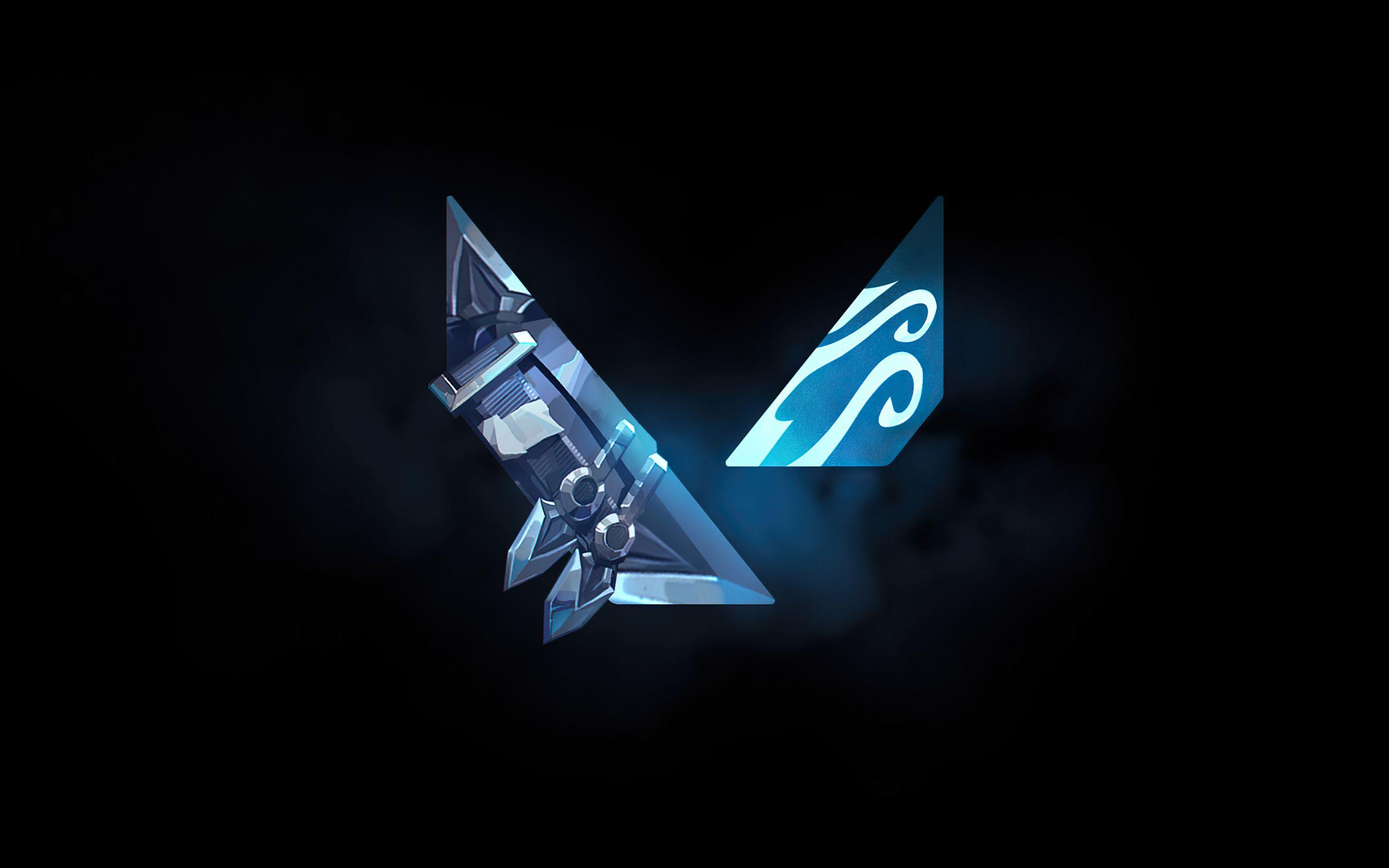 2560x1600 Valorant Logo Wallpaper
