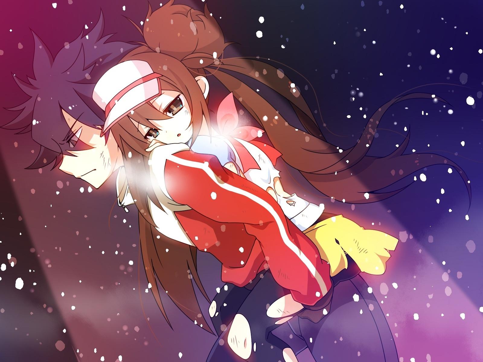 1600x1200 Wallpaper Pocket Monster Anime young woman
