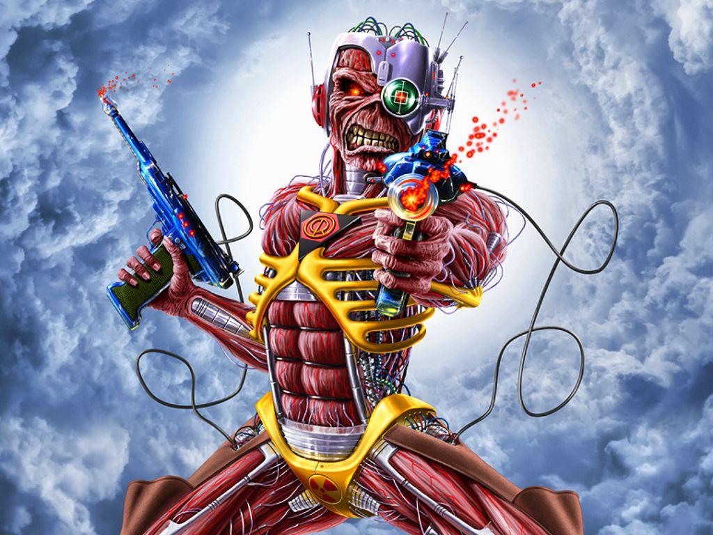 1024x768 Iron Maiden Wallpaper: Iron Maiden. Iron maiden tattoo, Iron maiden eddie, Iron maiden albums