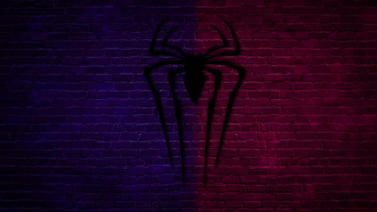 1280x720 Spiderman Miles Morales Upside Down Live Wallpaper