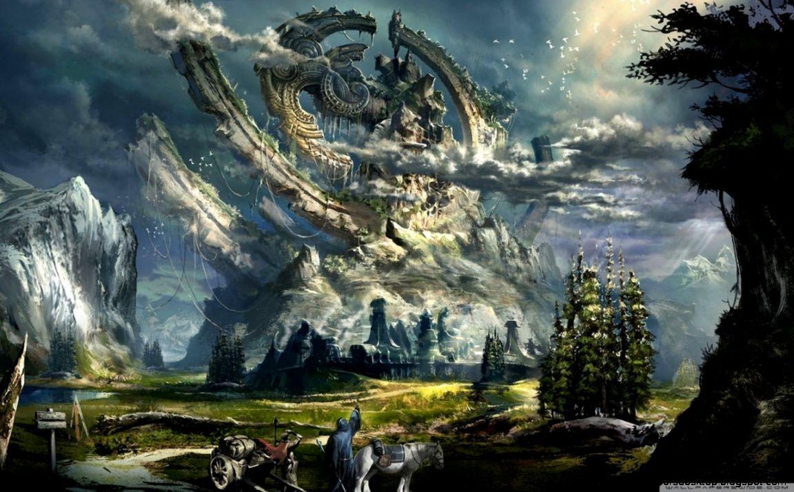 1152x714 Fantasy Scenery HD Desktop Wallpaper Widescreen High