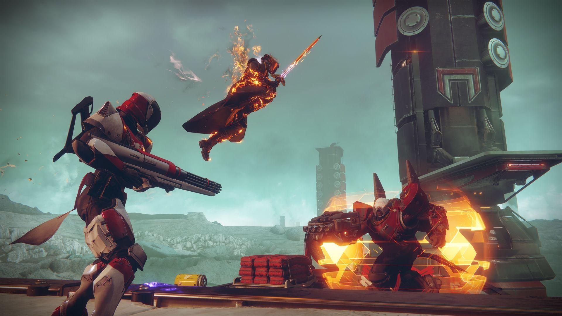 1920x1080 Nice Destiny 2 Dawnblade Warlock and Titan Guardians
