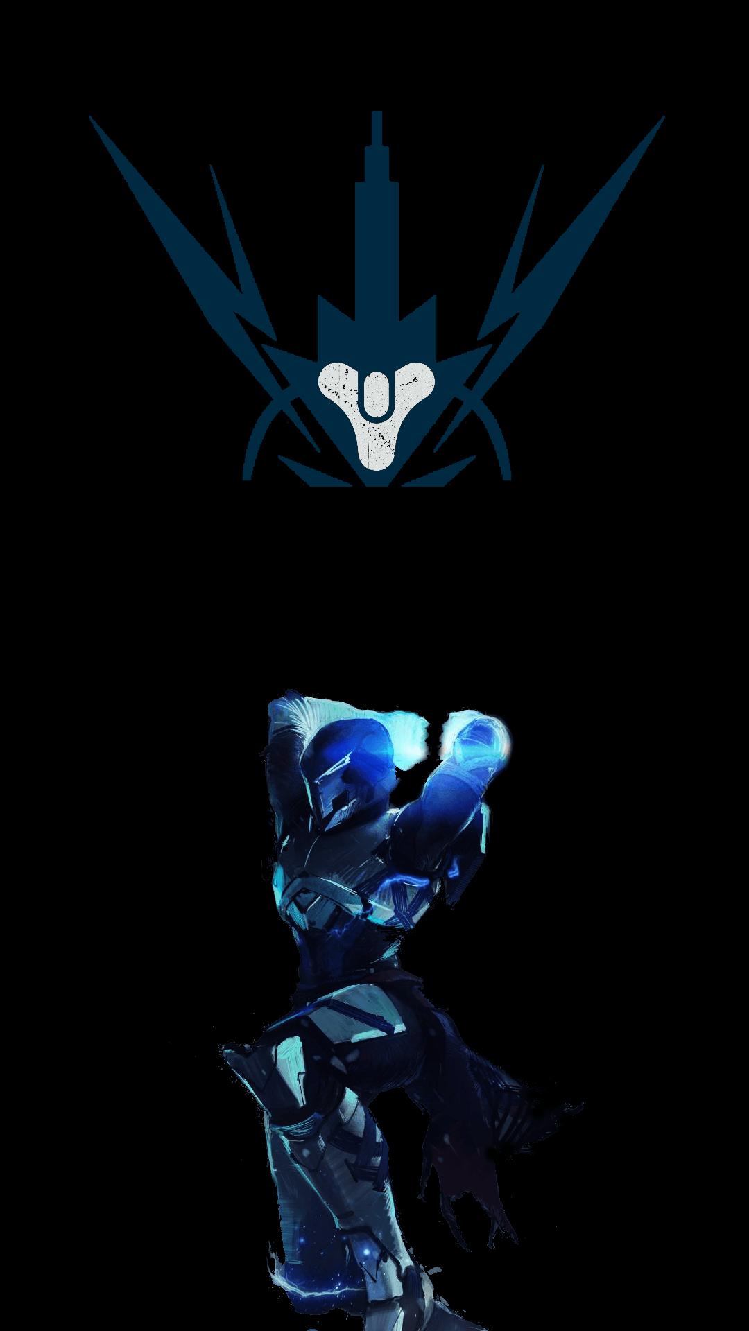 1080x1920 Group of Destiny Titan Striker Wallpaper