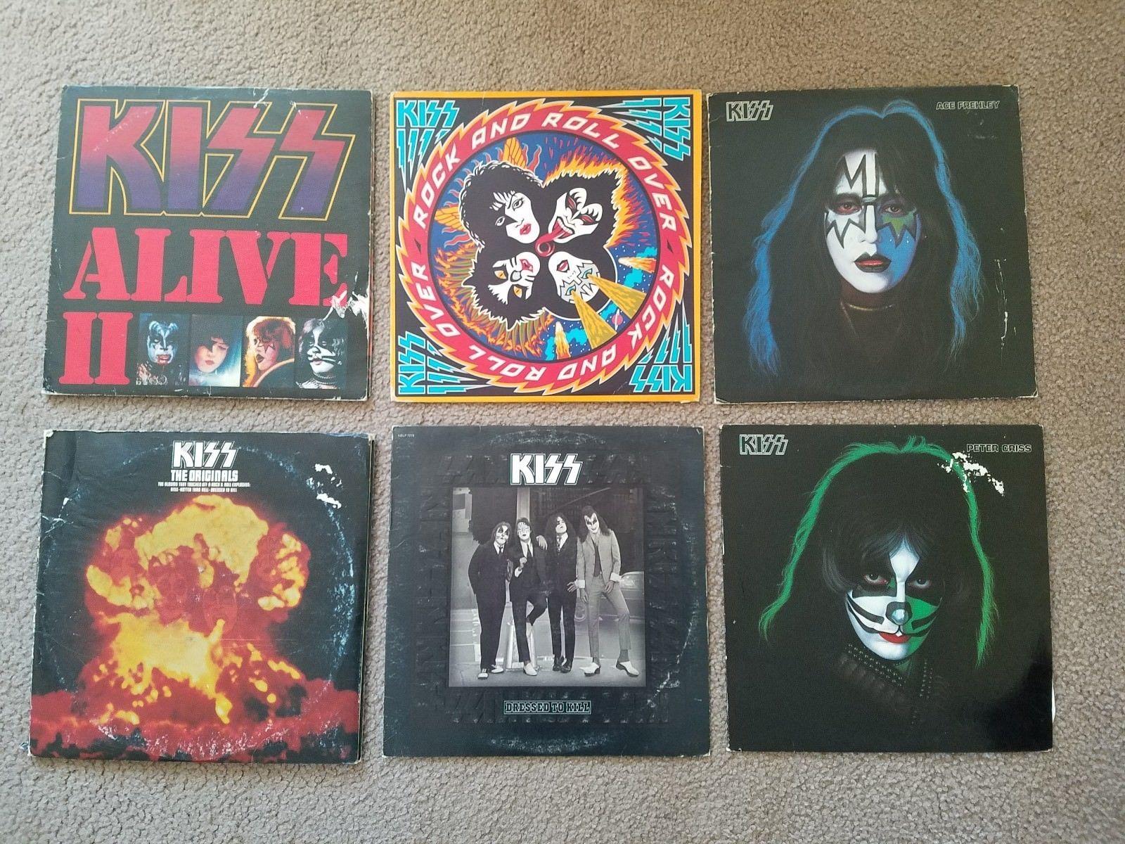 1600x1200 popsike.com Kiss Vinyl Albums and Roll, Ace Frehley, Peter Criss & More