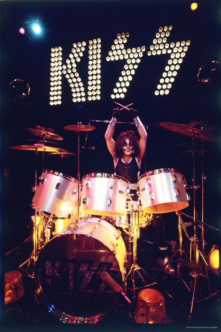 733x1100 KISS Criss 1973 Classic Rock Drummer Poster Wall Art By Epic Rights