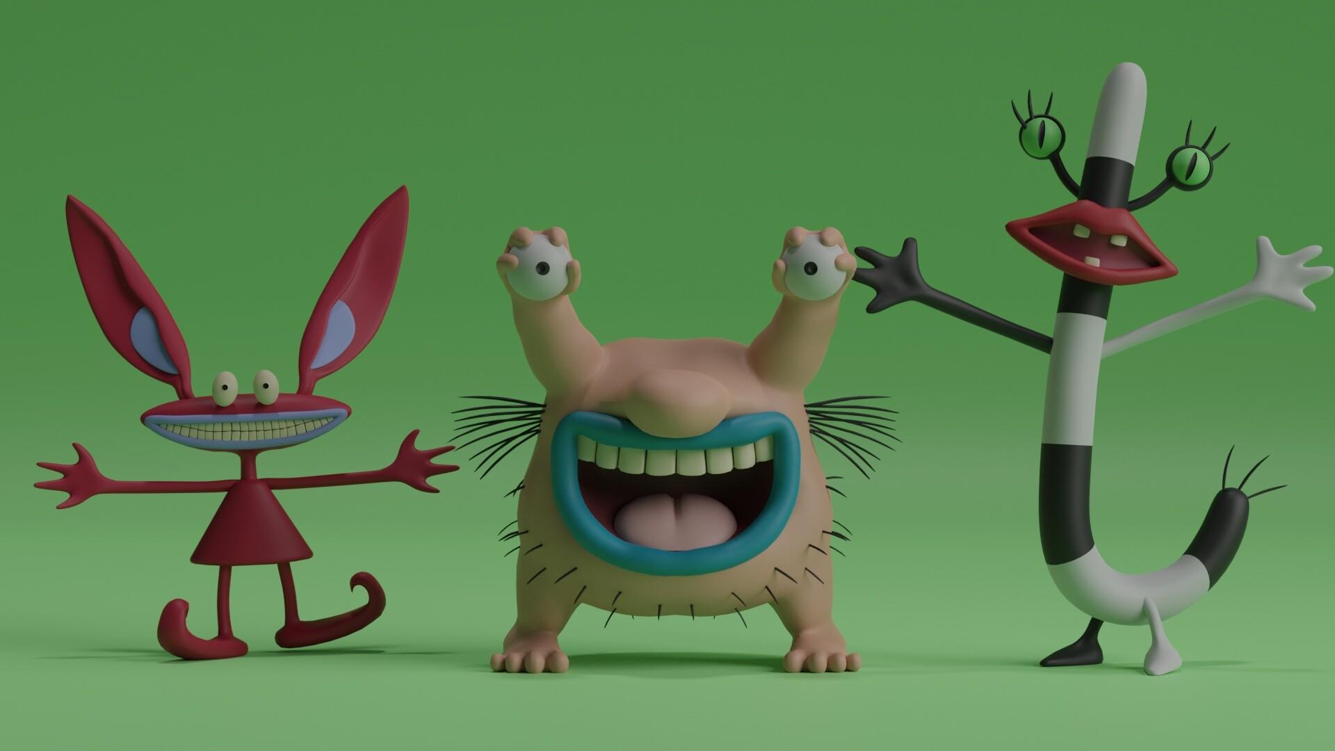 1920x1080 Aaahh!! Real Monsters