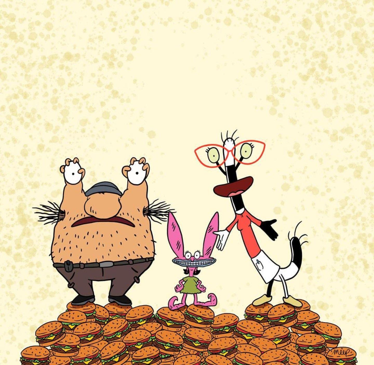 1440x1404 Aaahh!!! Real Monsters, Bob's Burgers. Bobs burgers, Old cartoons, Classic cartoons