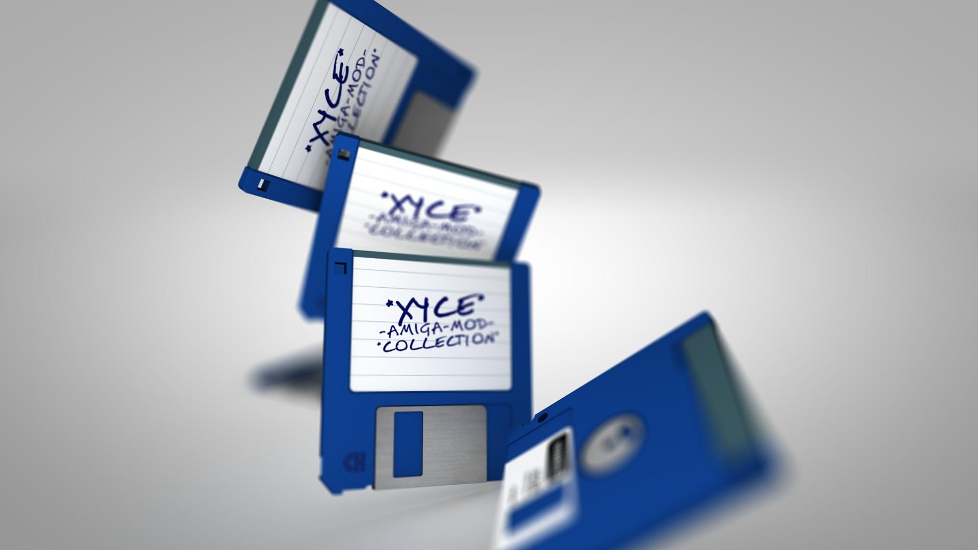 1920x1080 demoscene, Chiptune, Amiga, Xyce, Floppy disk, 16 bit HD Wallpaper / Desktop and Mobile Image & Photo