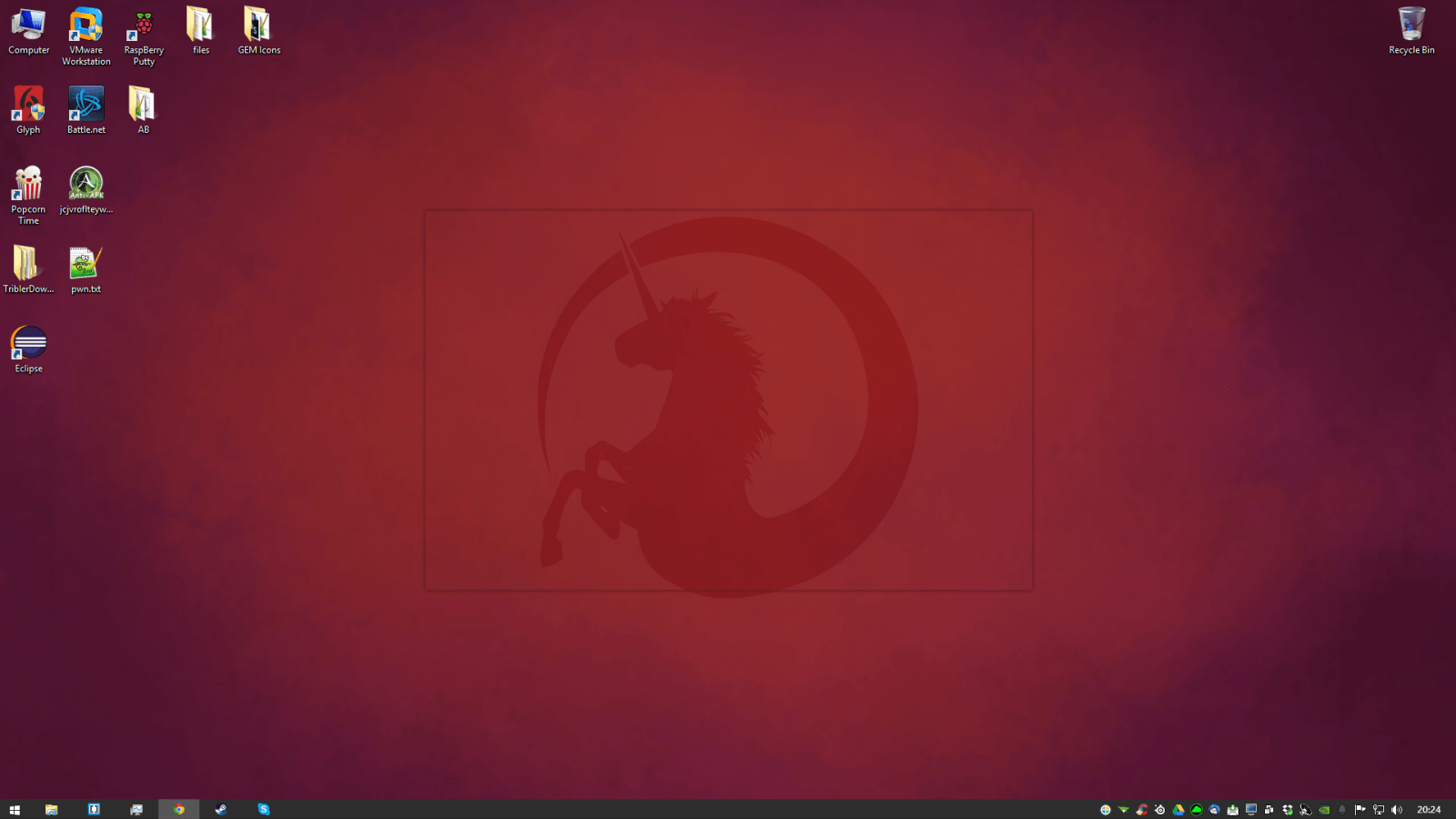 1600x900 Weird permanent square shows up on the desktop wallpaper in Windows