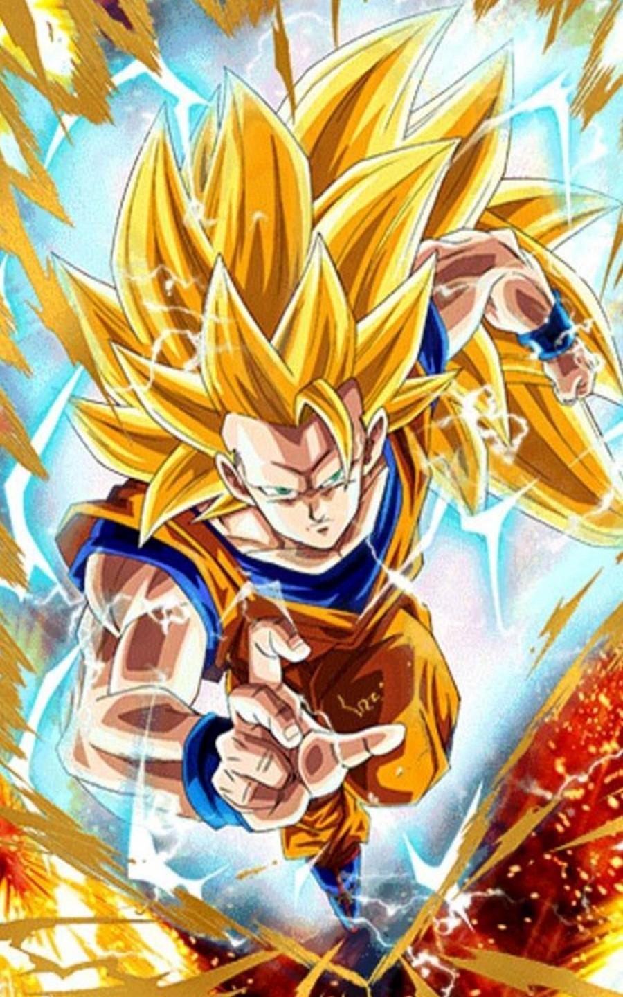 900x1440 Goku SSJ3 Wallpaper for Android