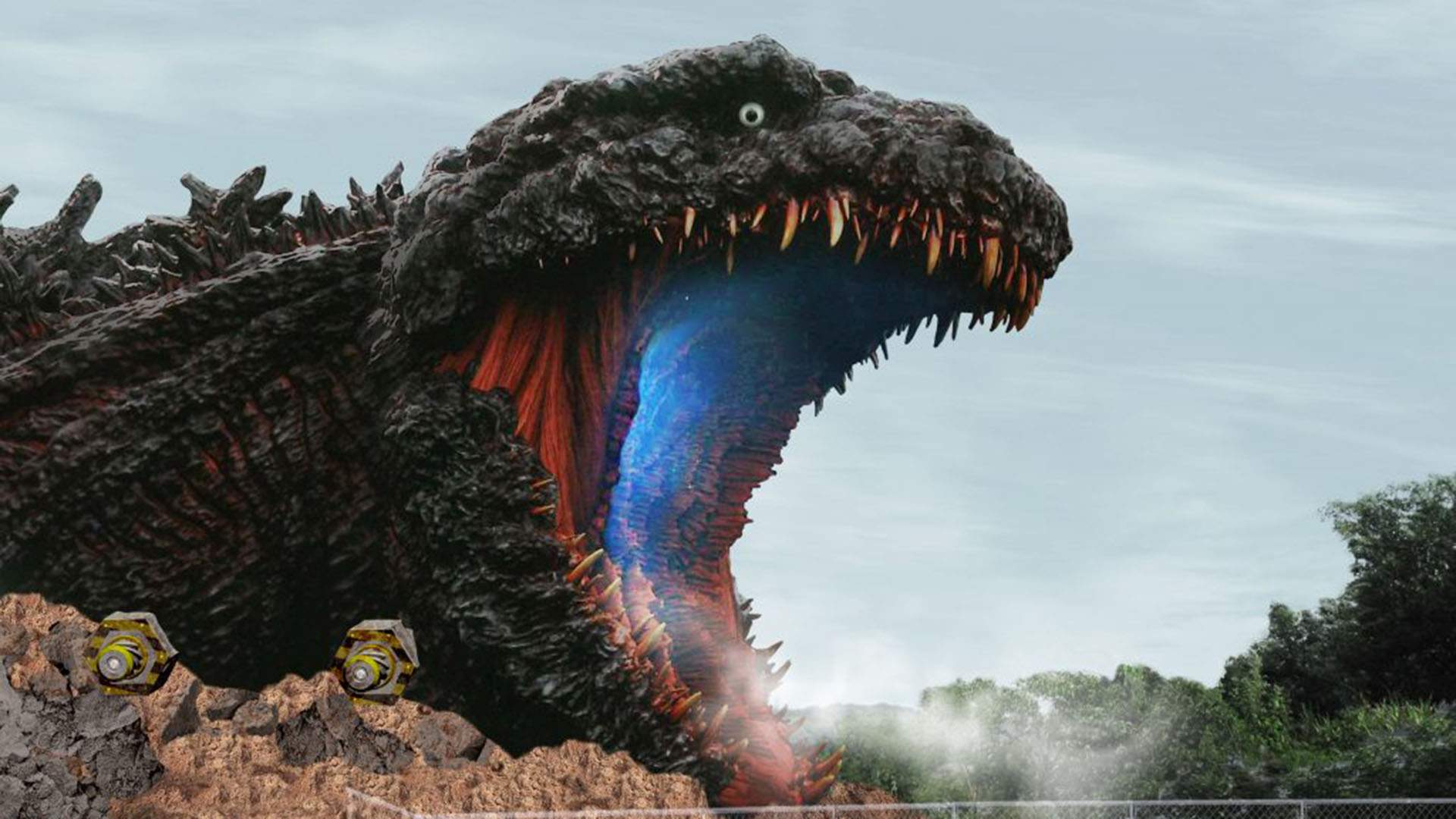 1920x1080 You'll Soon Be Able To Zoom Into A Life Sized Godzilla Statue Via Zipline