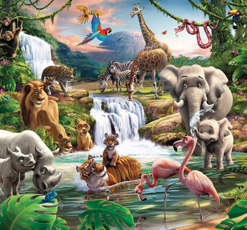 1000x932 Kids Animal Wallpaper With Lots Of Animals Wallpaper & Background Download