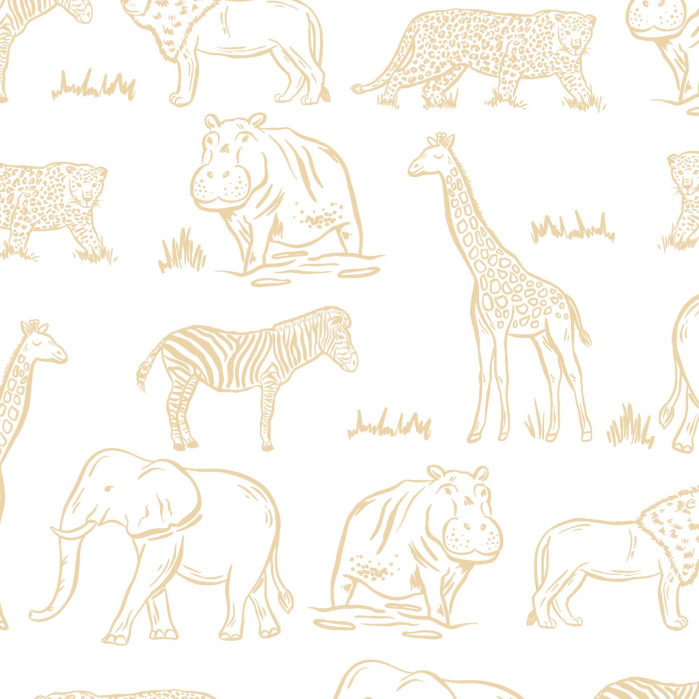 1400x1400 On Safari Peel And Stick Removable Wallpaper. Love vs. Design