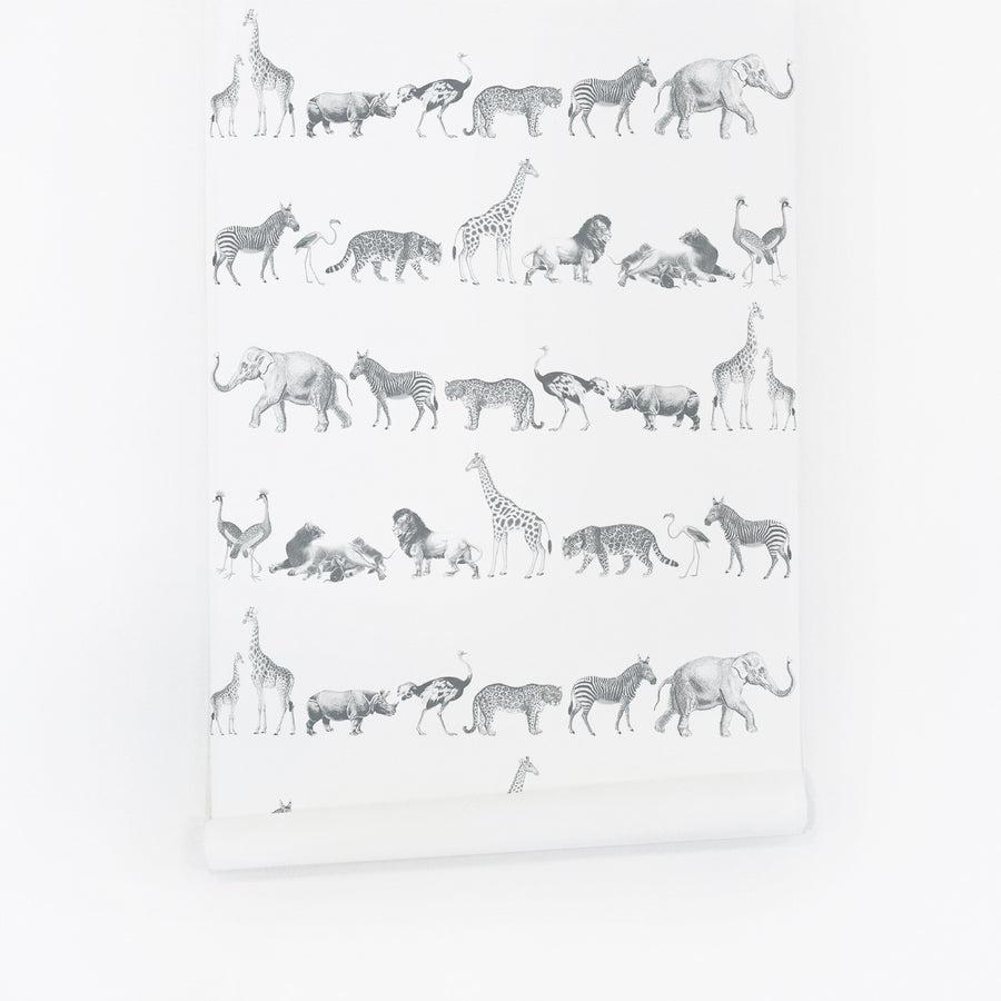 900x900 Safari animals removable wallpaper
