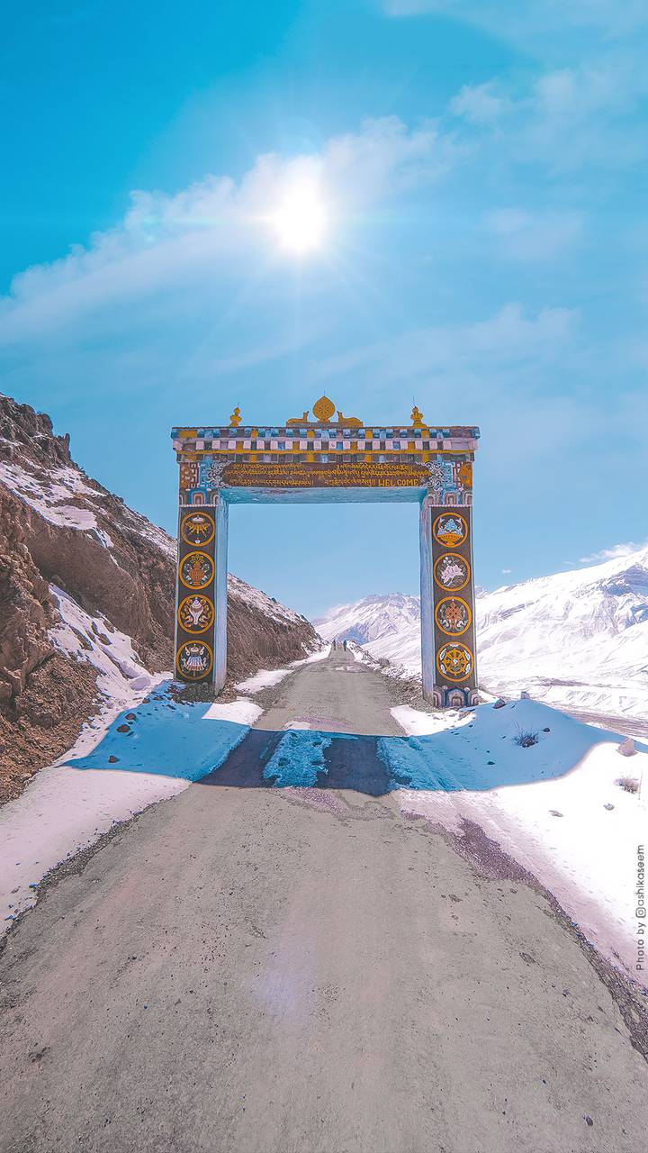 720x1280 Gateway to Key Monastery, Spiti Valley, India MIUI wallpaper and Tutorial