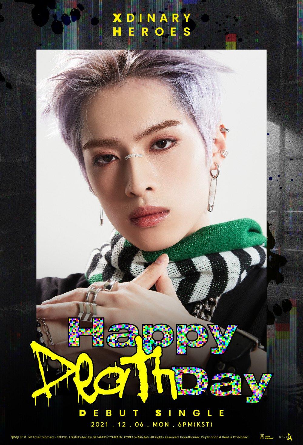 1000x1467 Xdinary Heroes releases punk style teasers of Gaon for upcoming debut single 'Happy Death Day'