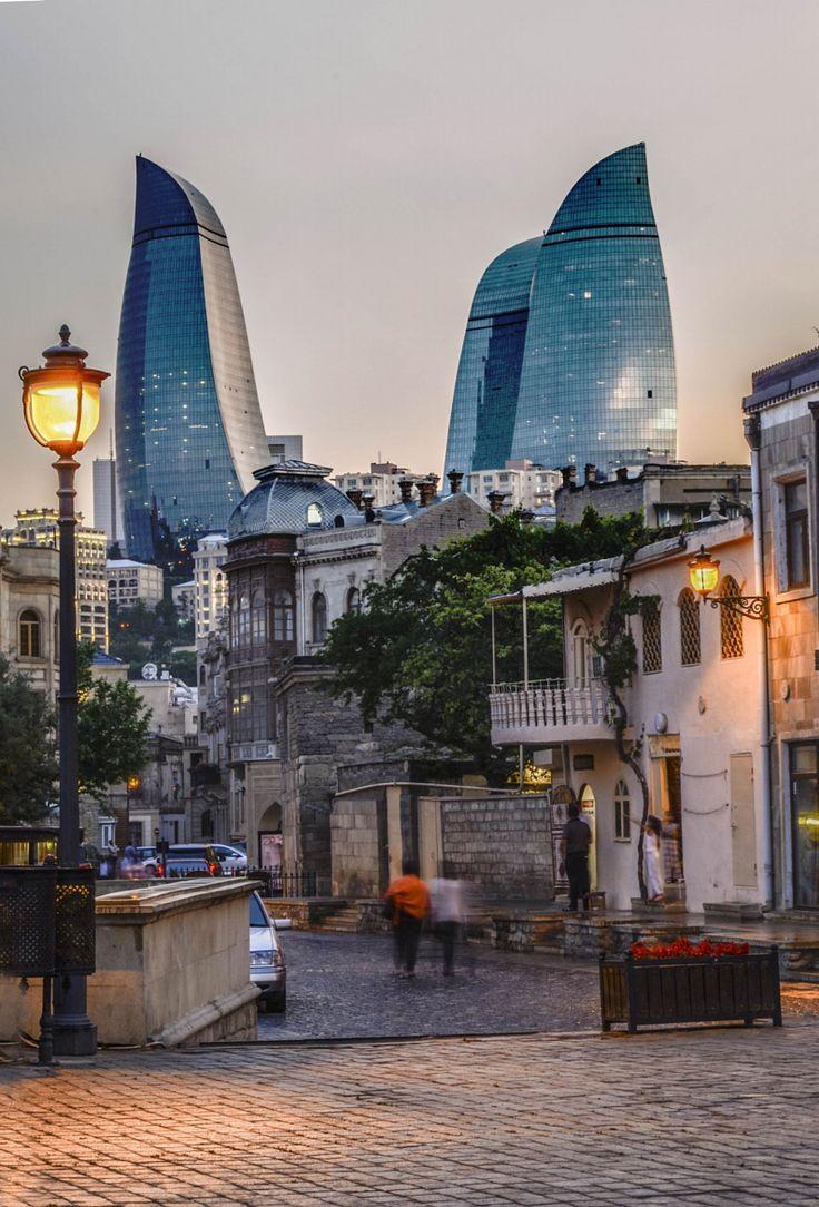 736x1084 Flame Towers. Baku azerbaijan, Azerbaijan travel, Scenic lakes