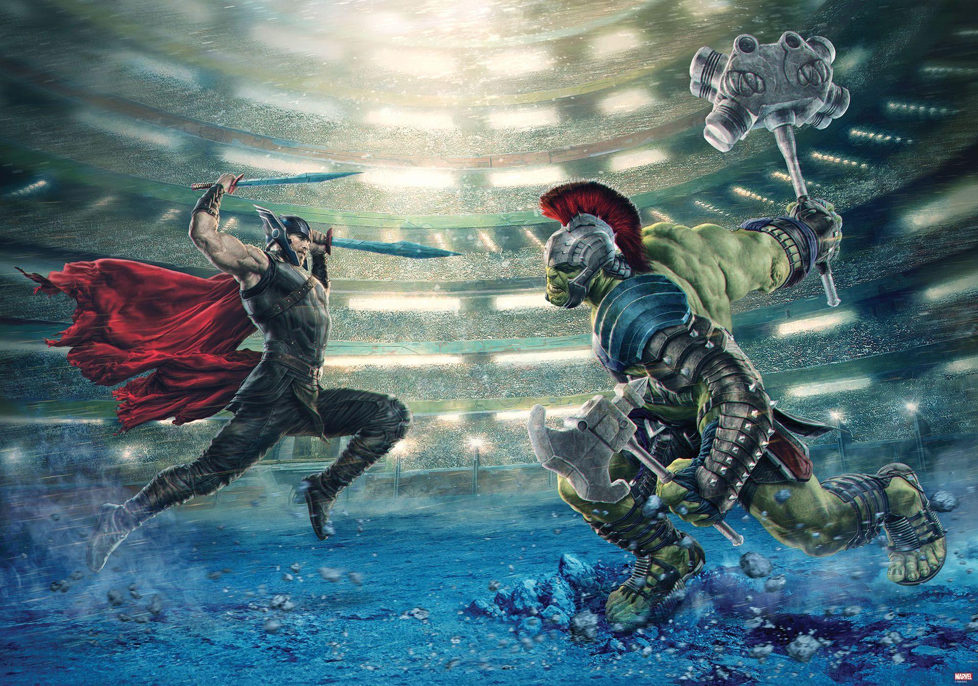 2000x1404 Non Woven Wallpaper Thor Ragnarog Marvel