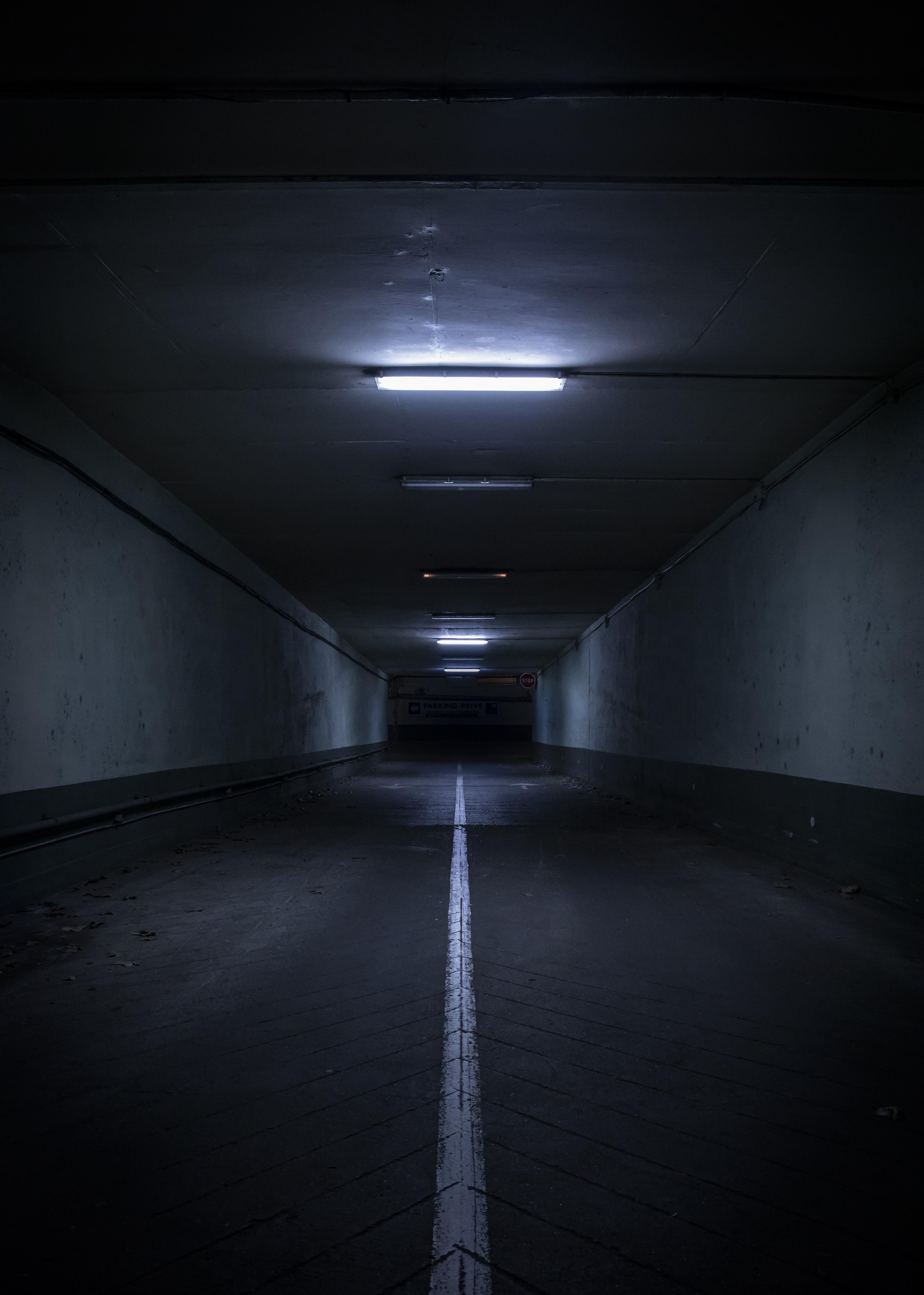 4269x5984 Underground, Light, Dark, Ceiling, Road Sign, Tunnel Tunnel Light