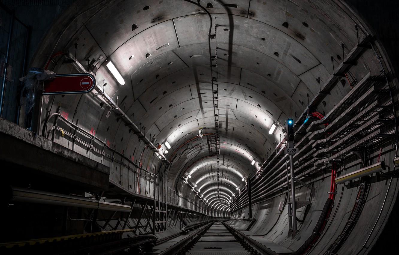 1332x850 Wallpaper dark, tunnel, metro image for desktop, section интерьер