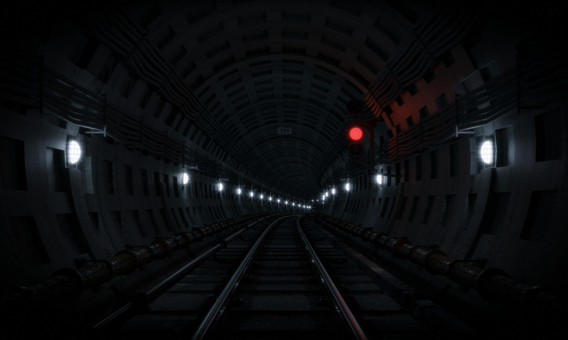 1920x1152 Dark tunnel