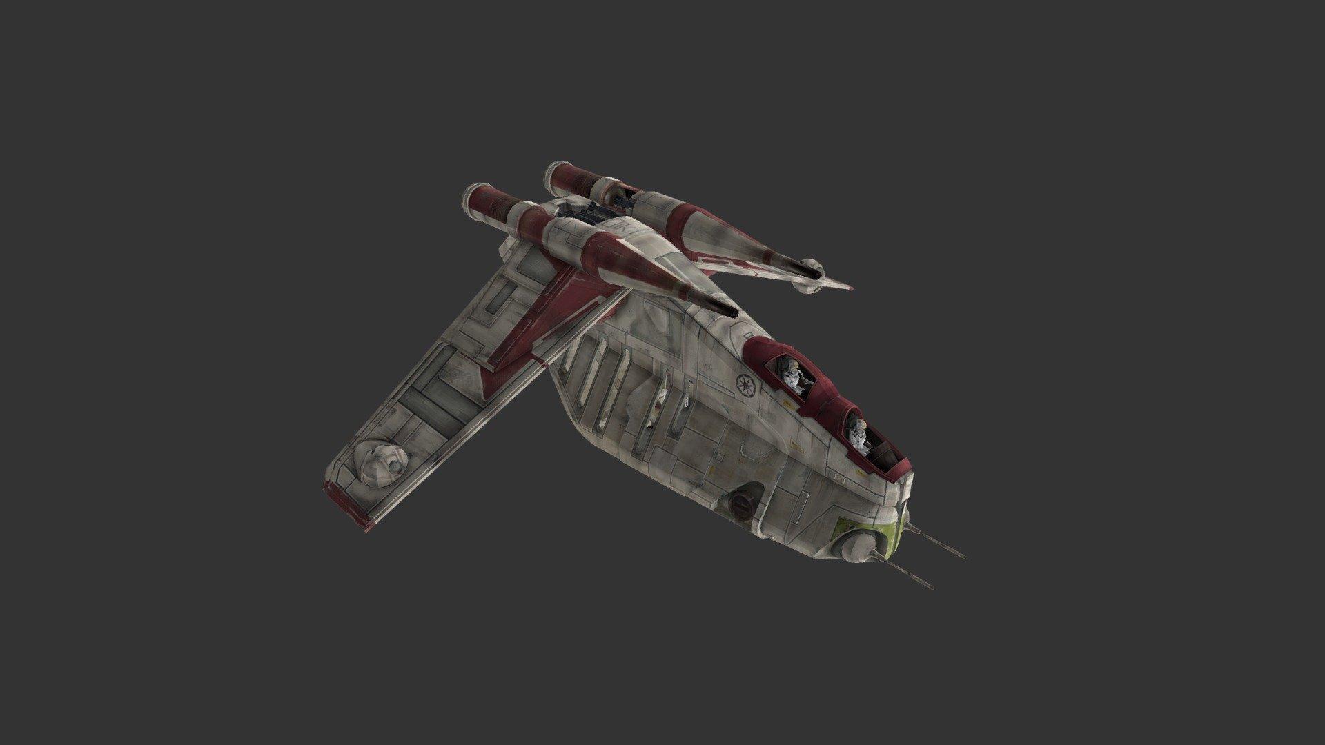 1920x1080 LAAT Altitude Assault Transport Free 3D model by Mind Mulch for The Masses [cf7f604]