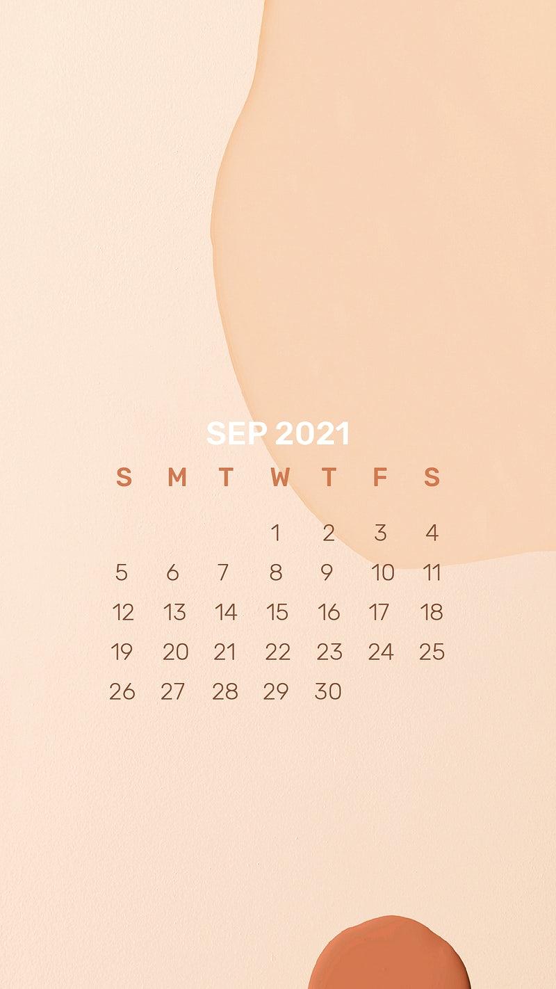 800x1422 September 2021 Calendar Wallpaper Image Wallpaper