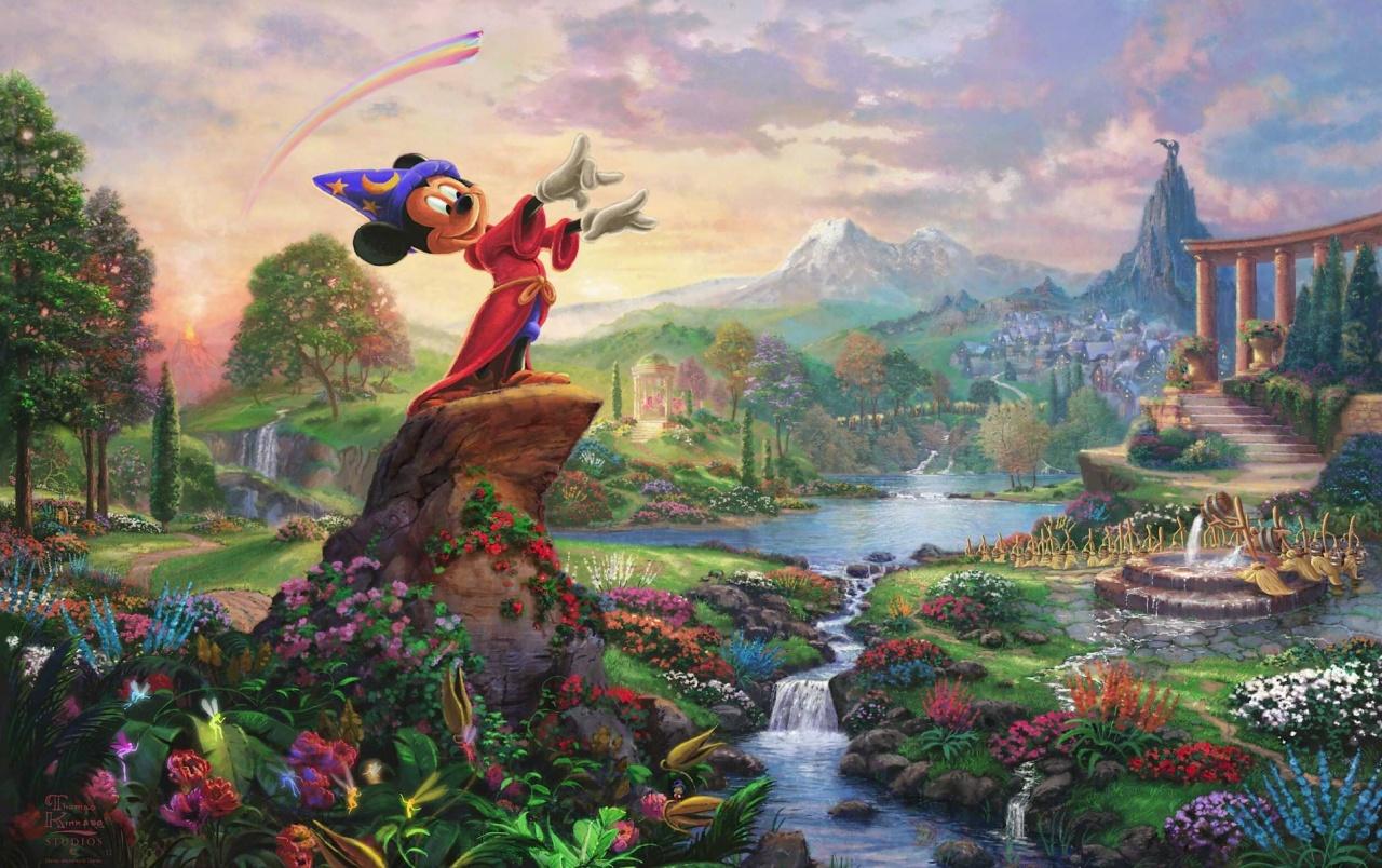 1280x804 Mickey Mouse Fantasia wallpaper. Mickey Mouse Fantasia