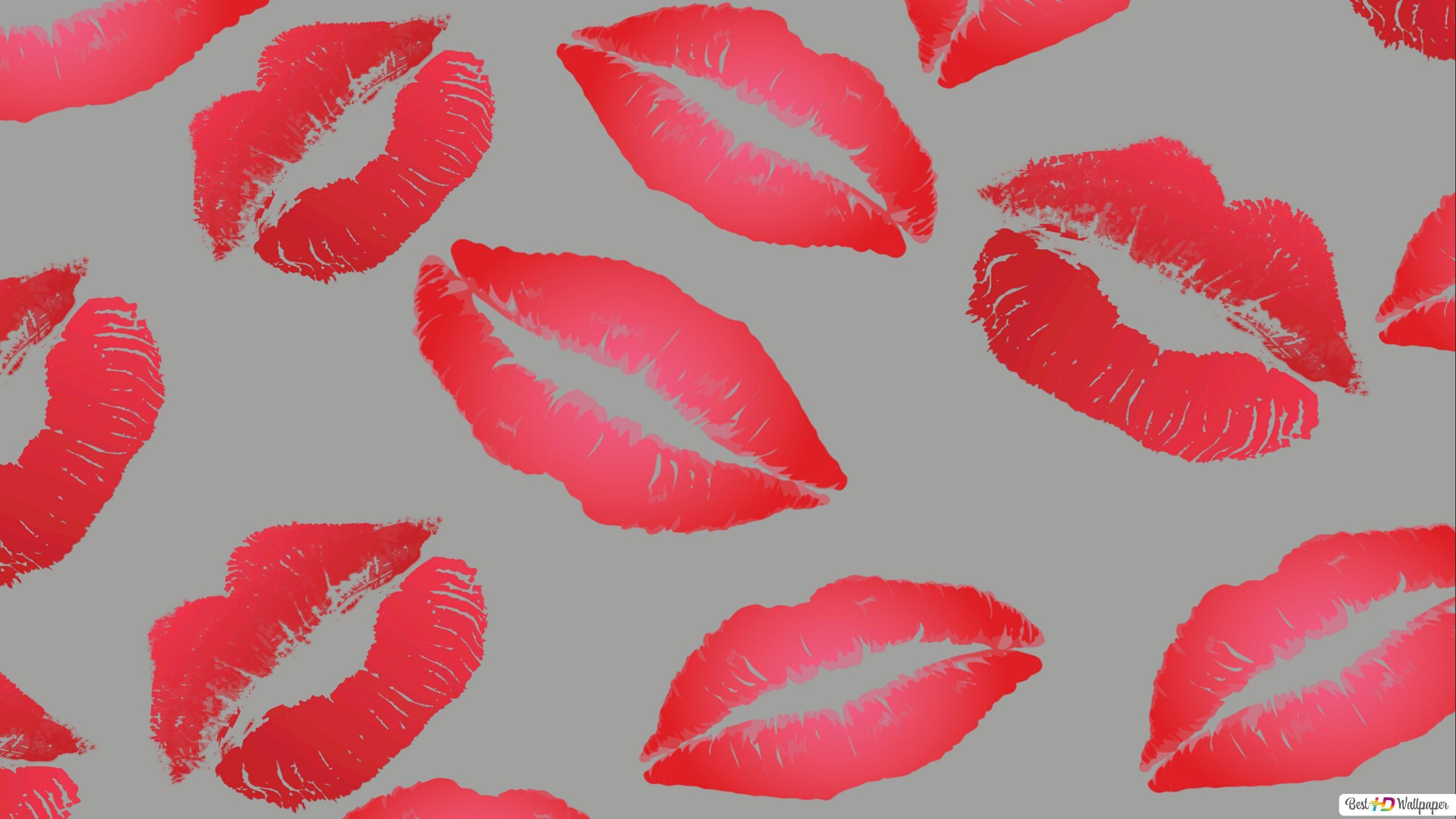 2560x1440 big red lips HD wallpaper download