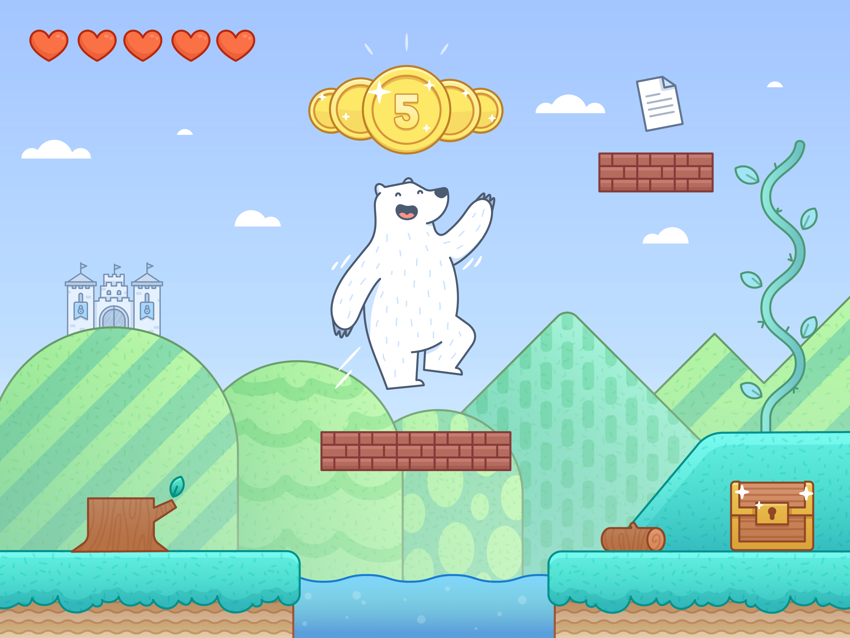 2732x2049 Bear Themed Wallpaper for your iPhone, iPad, and Mac