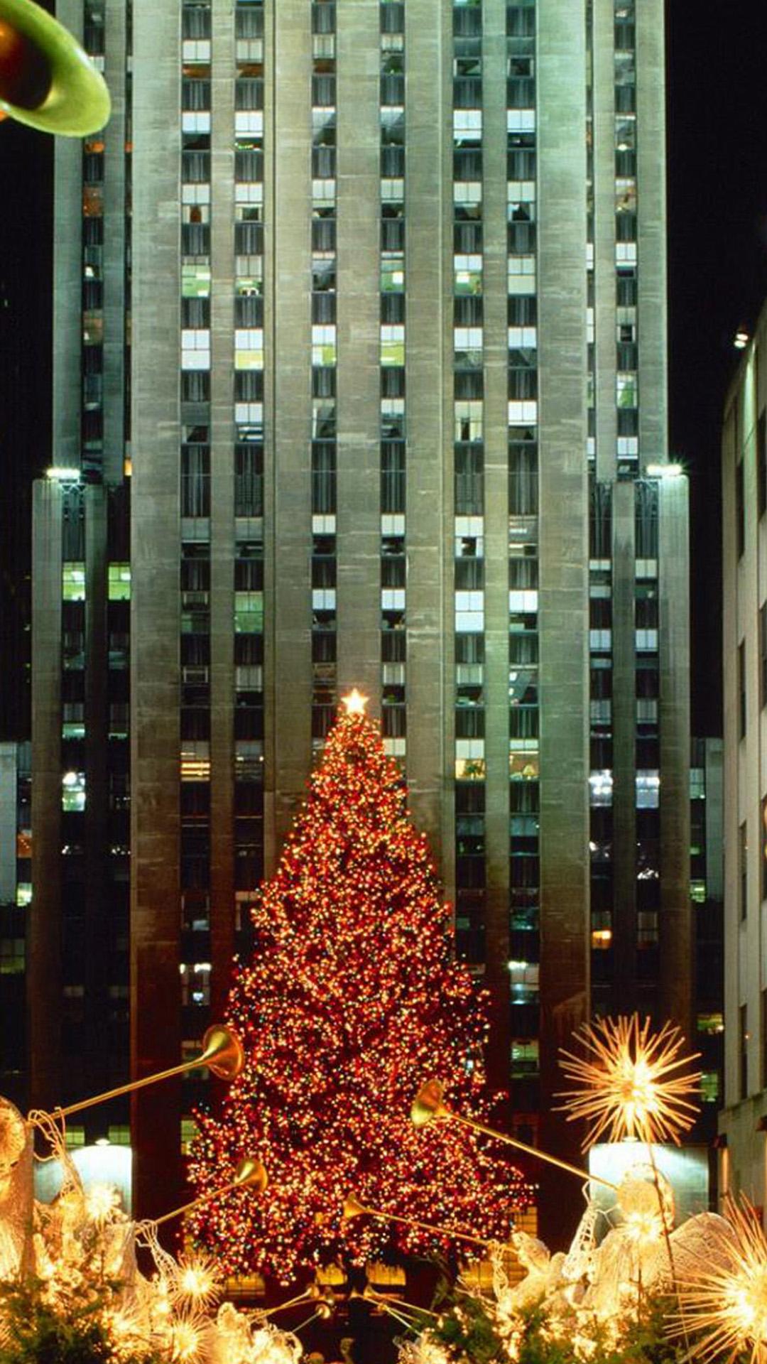 1080x1920 Christmas Tree in New York City
