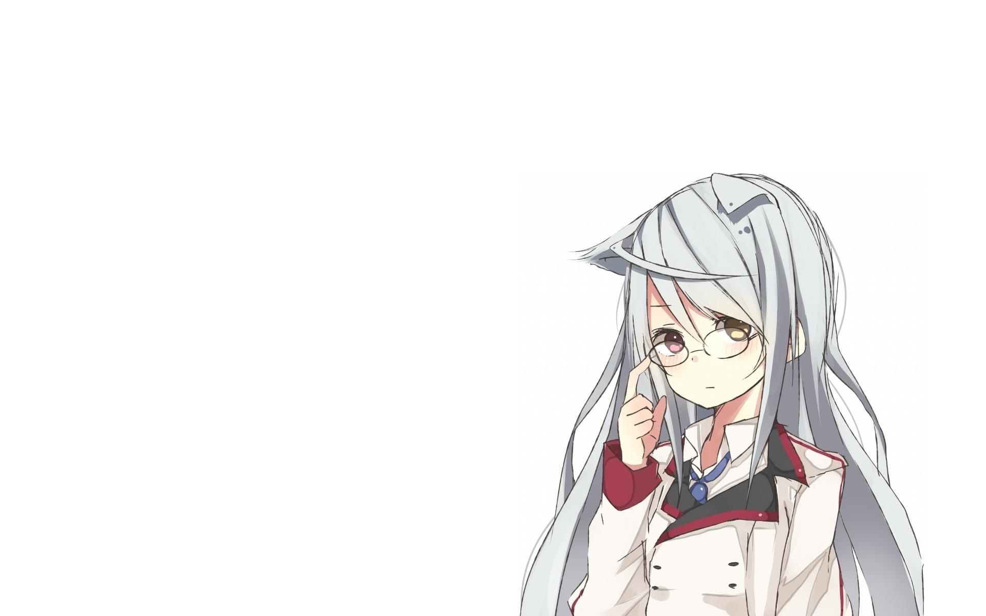 1920x1200 glasses nekomimi animal ears infinite stratos bodewig laura 1920x1200 wallpaper High Quality Wallpaper, High Definition Wallpaper