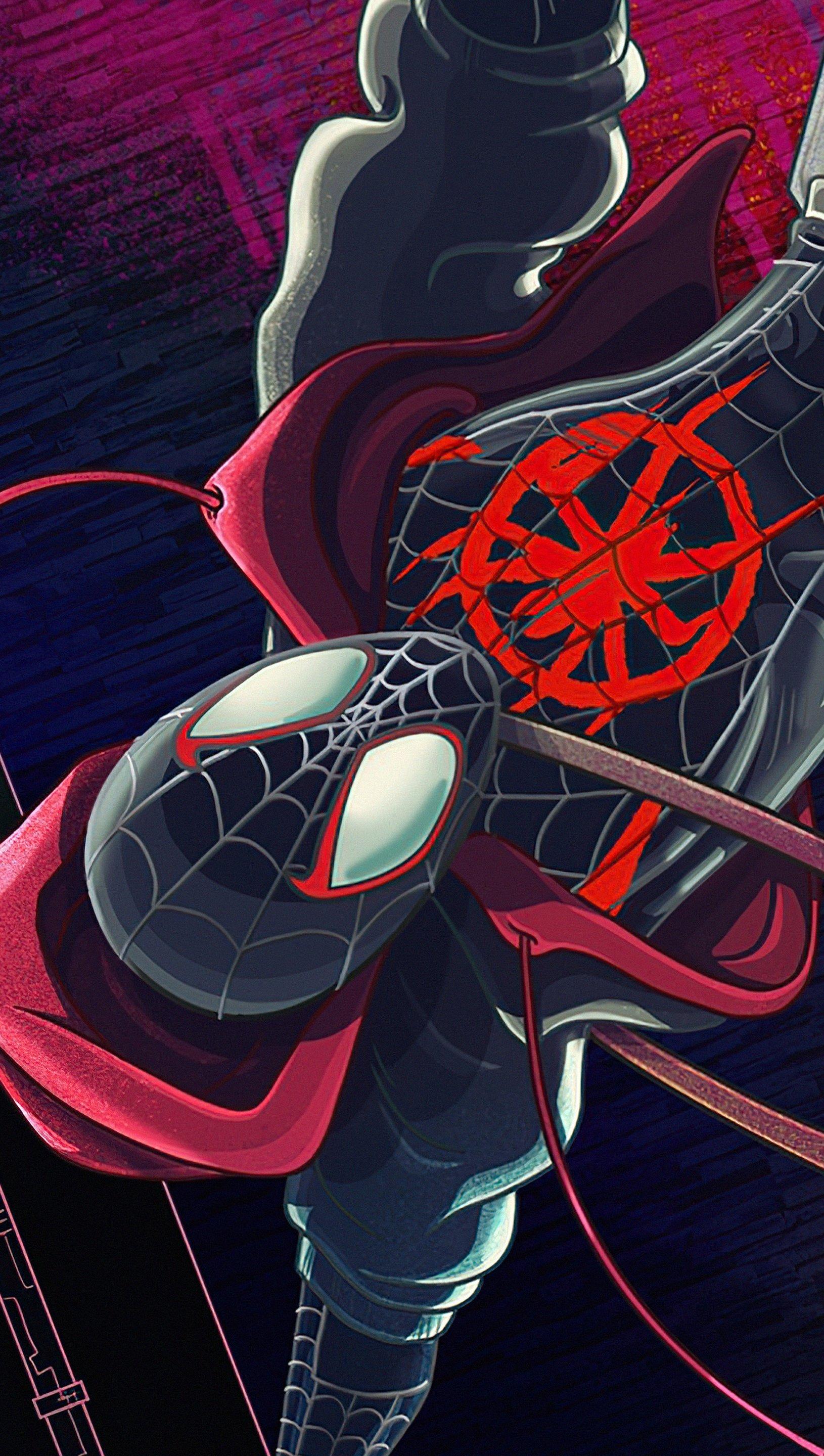 1630x2880 Spider Man upside down Wallpaper 5k Ultra HD