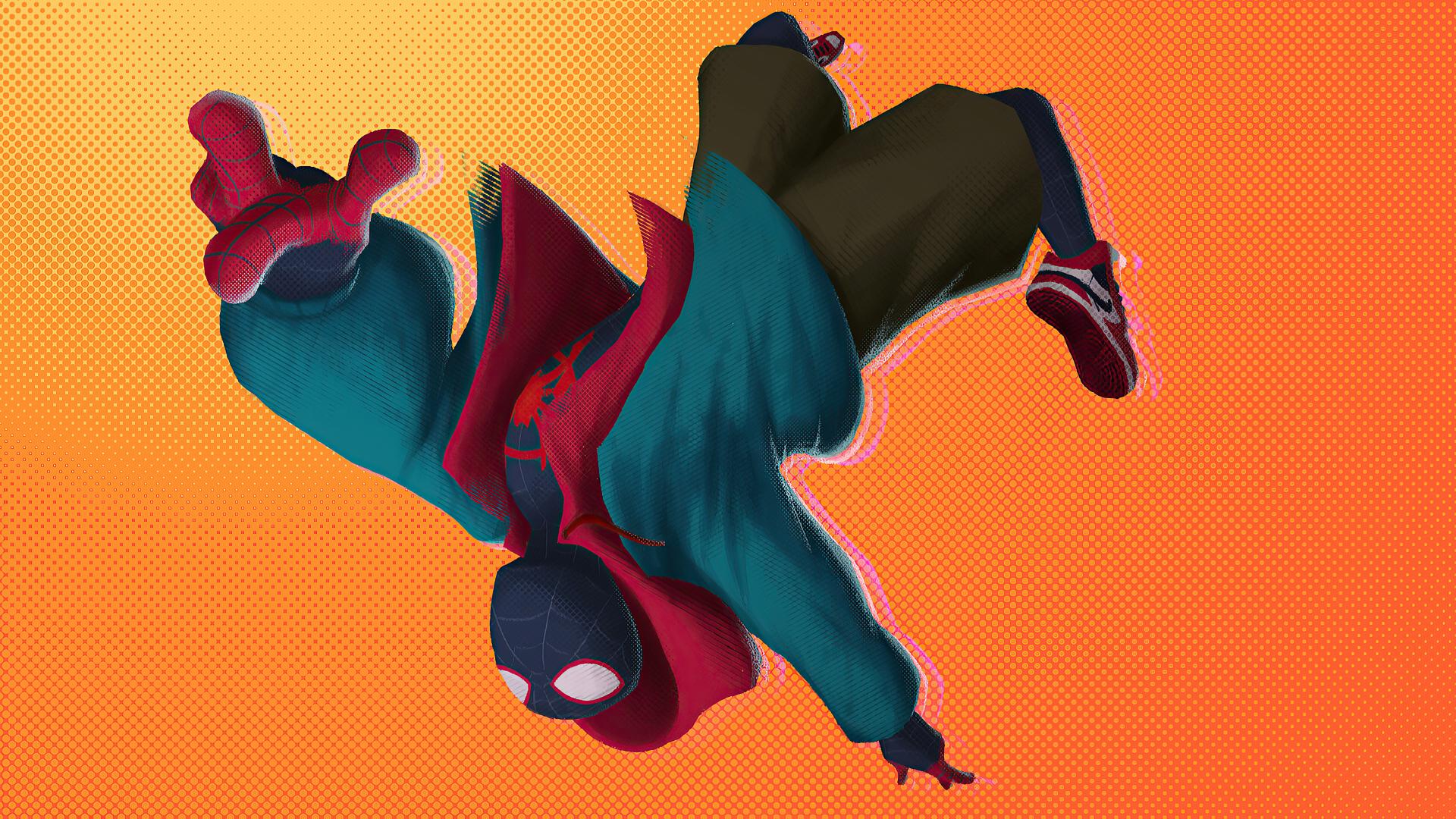 1920x1080 Spider Man Upside Down Laptop Full HD 1080P HD 4k Wallpaper, Image, Background, Photo and Picture