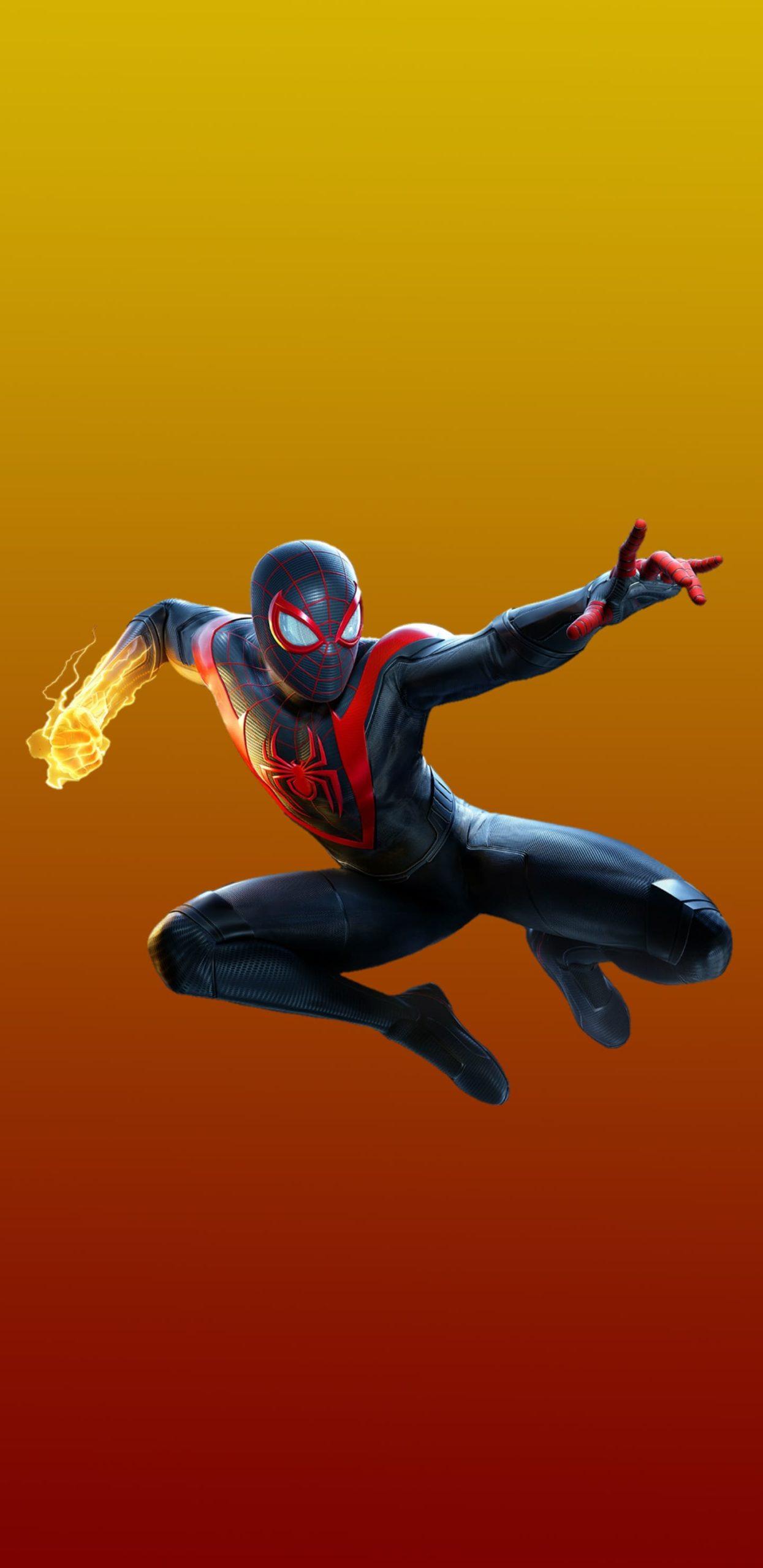 1245x2560 Spider Man Into The Spider Verse Wallpaper