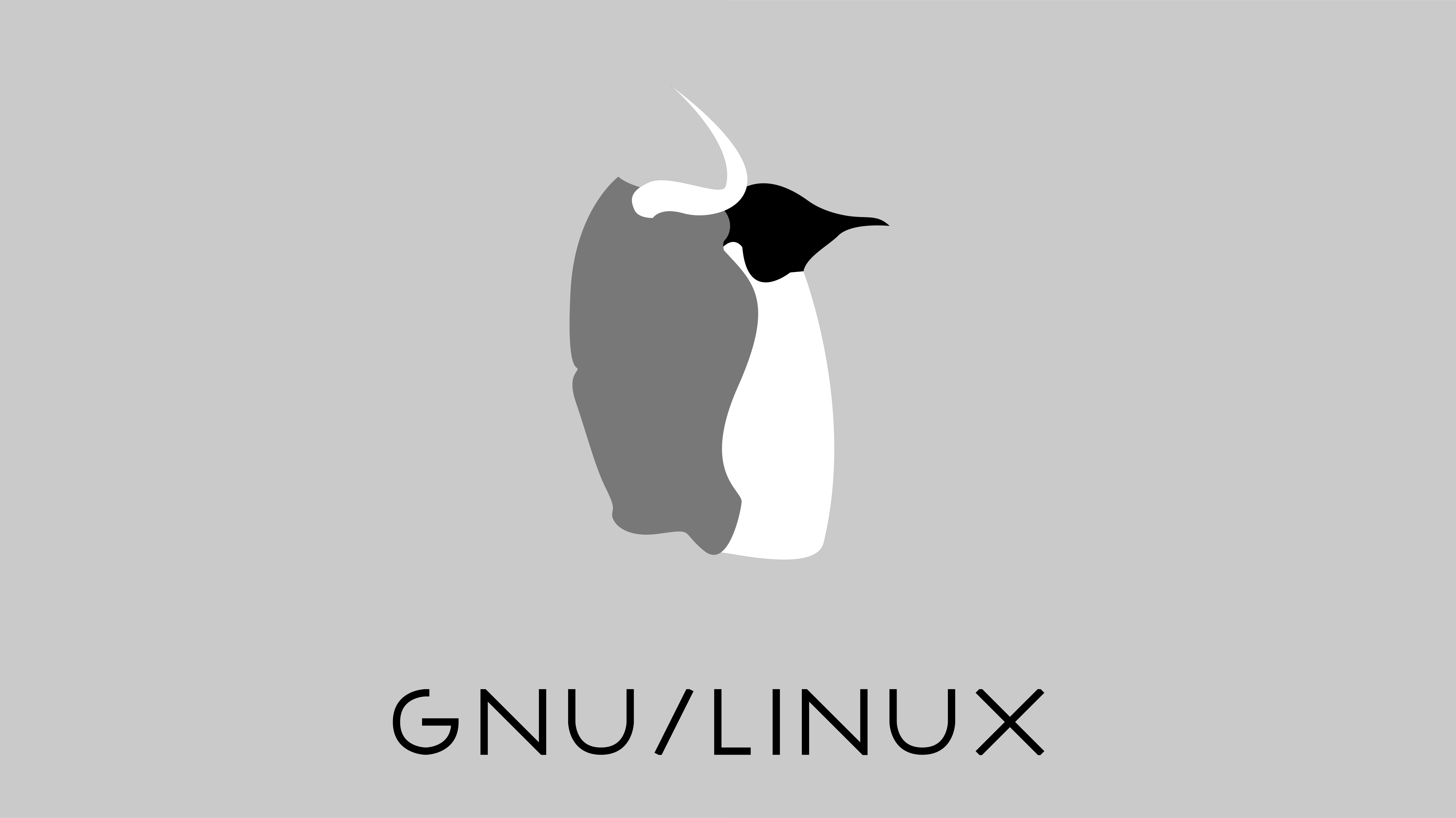 5461x3072 GNU Linux Minimalist