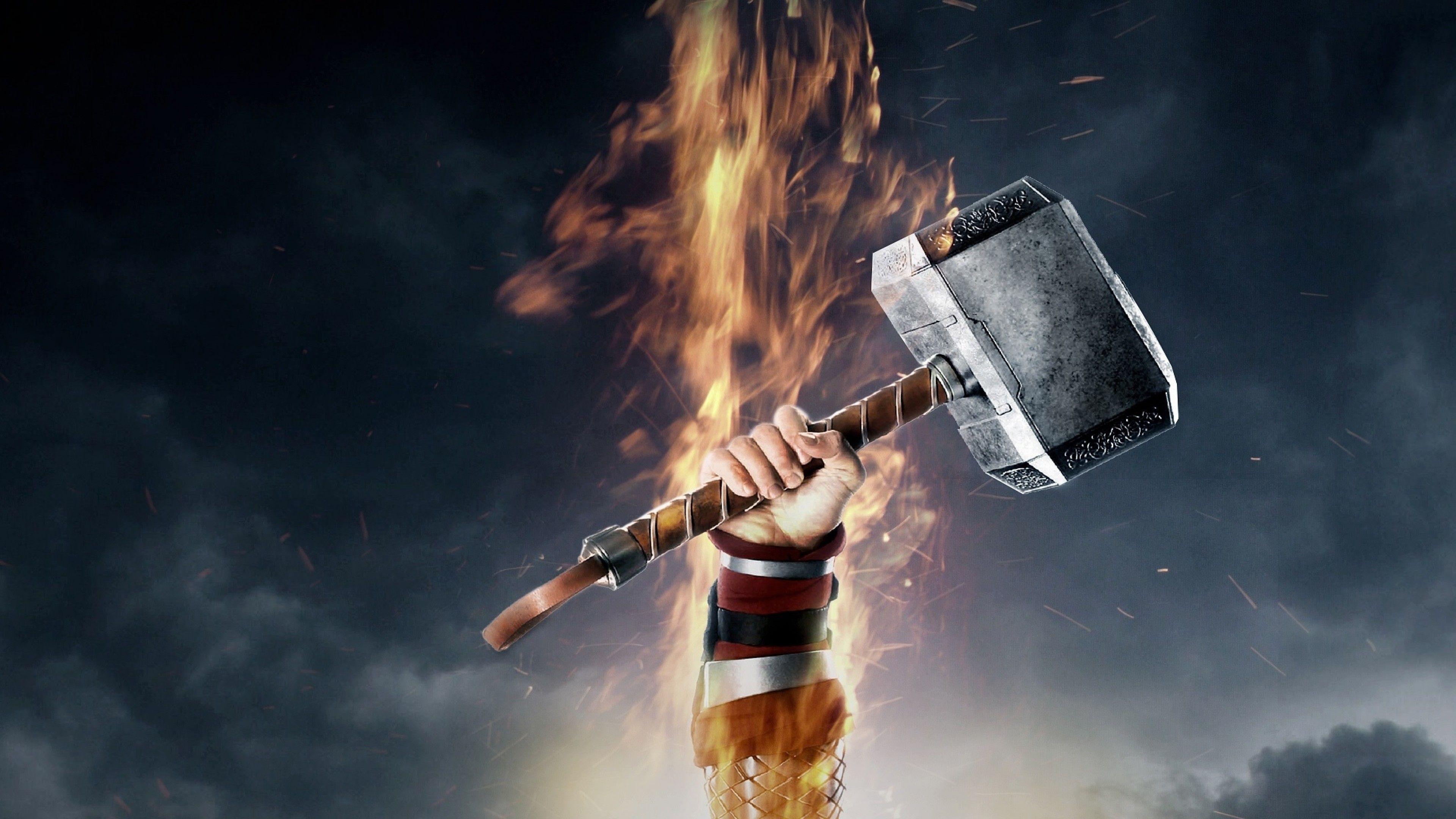 Thor Mjolnir 4K Wallpapers - Top Free Thor Mjolnir 4K Backgrounds -  WallpaperAccess