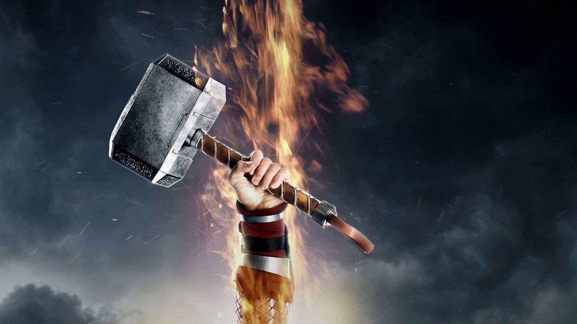 Thor Mjolnir Wallpapers - Top Free Thor Mjolnir Backgrounds -  WallpaperAccess