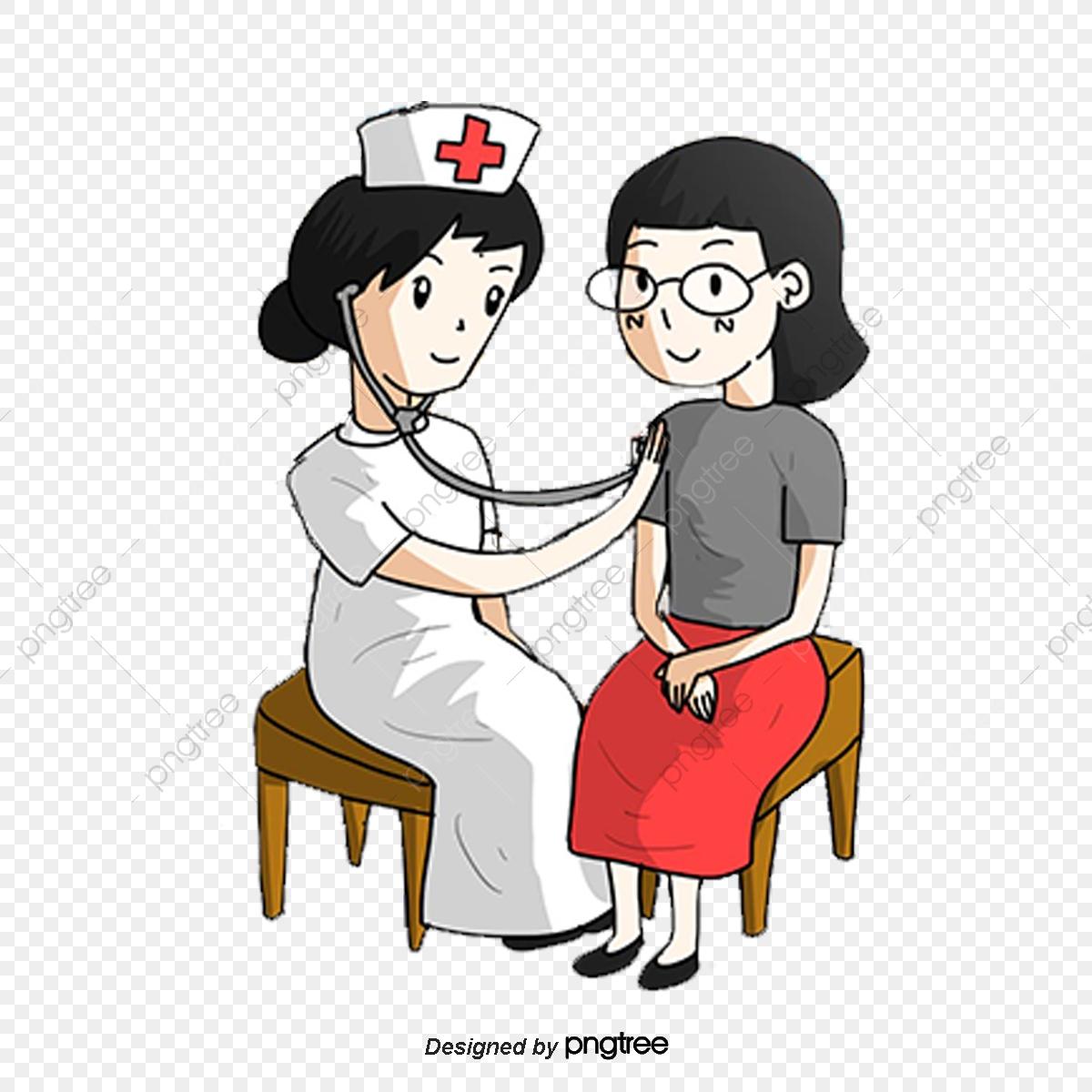 1200x1200 Doctor And Patient Check Stethoscope, Healthy, Doctor, Medical Care PNG Transparent Clipart Image and PSD File for Free Download