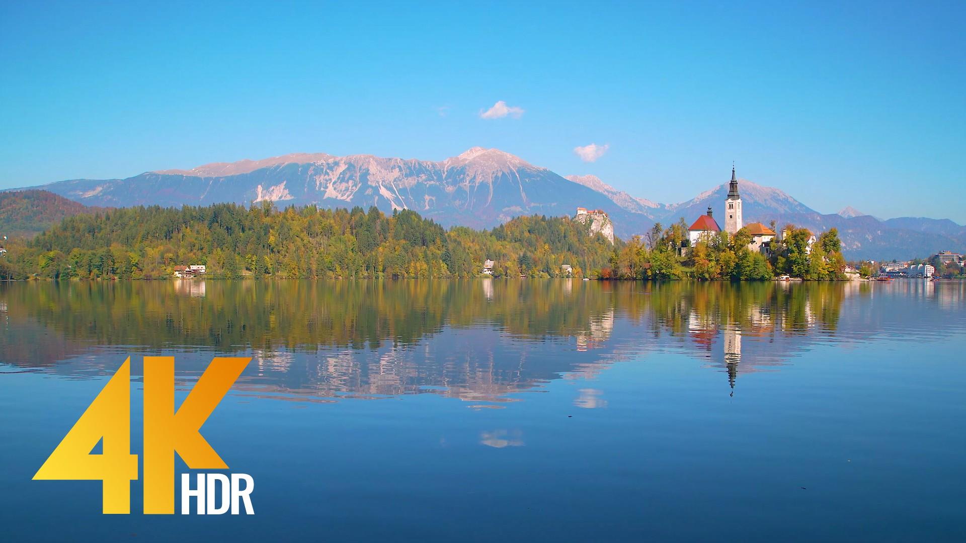 1920x1080 Lake Bled in Slovenia Nature Relax Video