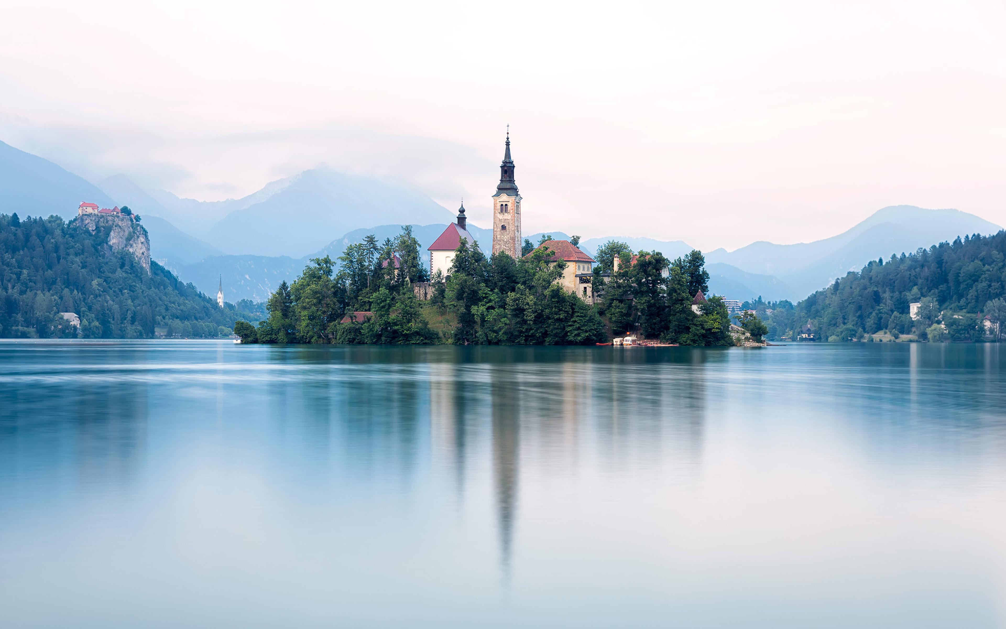 3840x2400 Lake Bled Near Capital Ljubljana In Slovenia Island In The Lake Center From The 17th Century Ultra HD Wallpaper For Desktop Mobile Phones And Lapx2400 :