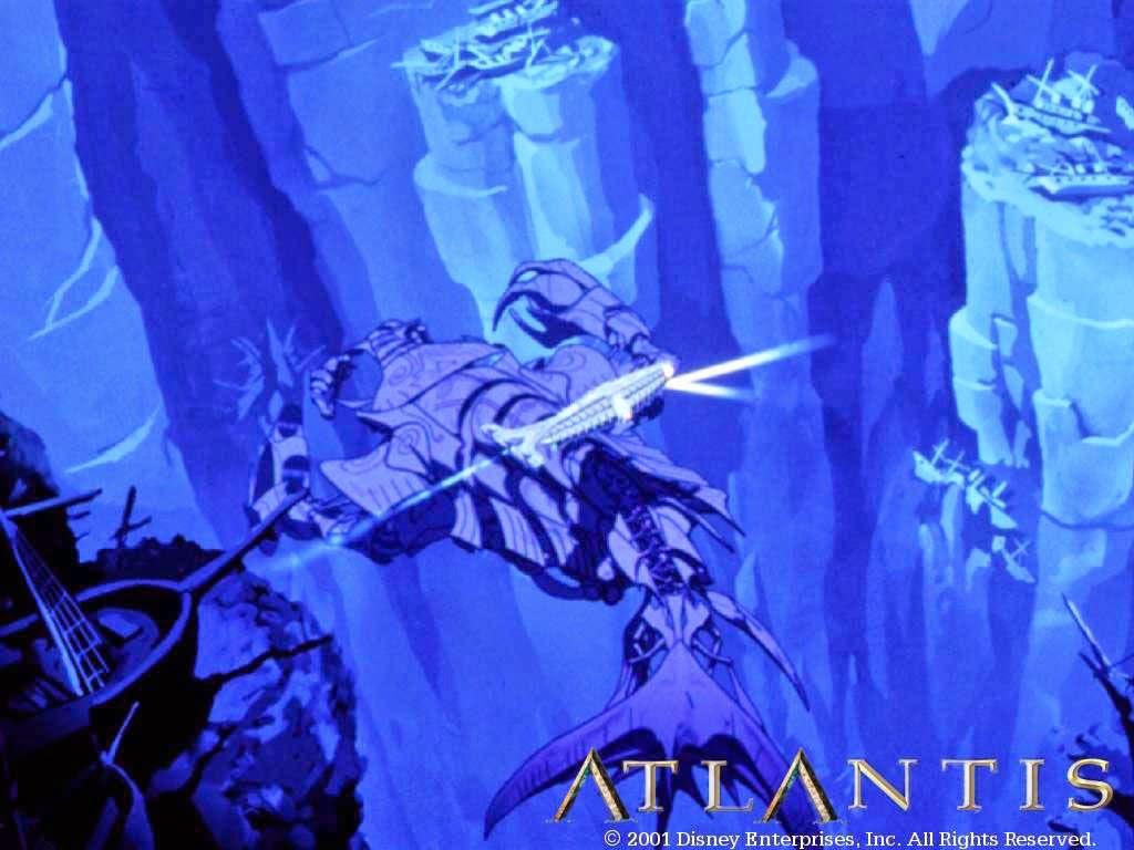 1024x768 Free Desktop Wallpaper: Disney Atlantis Wallpaper